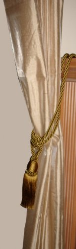 gold curtain tassle