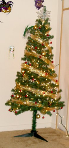 fully loaded christmas decorating kit- includes tree, decorations, wreath & lights!