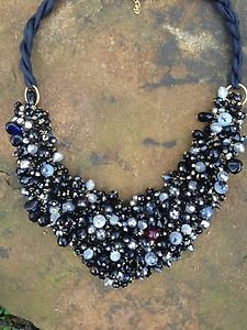 Turkish Jewelry~Necklace~Genuine Onyx & Agate Genuine Semi Precious Gemstones!