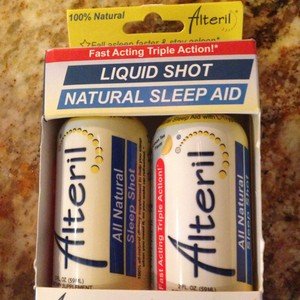 Sleep Aid Alteril Natural Liquid Shot Lemon Tea Flavor 2 - 2.0fl oz bottles~new!