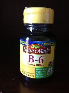 100 Nature Made Vitamin B-6 B6 100mg Tablets Exp 7~15 Factory Sealed!!