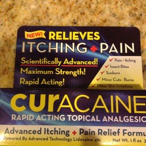 Curacaine Topical Analgesic Lidocaine 4% Itching Pain Relief 1fl oz~nib EXP 2-14