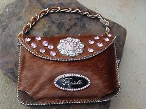 CELL PHONE Case Purse~ Austrian Crystal GENUINE LEATHER~NWT~BEAUTIFUL