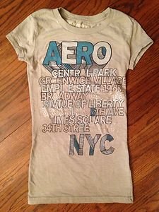 Juniors Xs Aeropostile Graphic Top T-Shirt~CUTE!