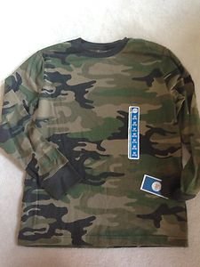 BOY'S SHIRT CAMOUFLAGE LONG SLEEVE SHIRT Size 8-10 SHIRT~NWT~bACK tO sCHOOL sALE