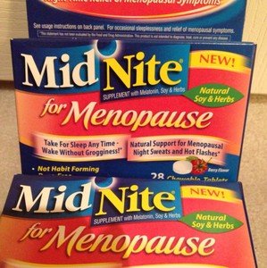 Menopause Releif MidNite for Menopause ~LOT OF 2! BERRY FLAVOR~56 Total Tabs