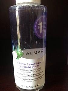 Almay Eye Makeup Remover Liquid Oil Free Hypoallergenic Fragrance Free 4oz~NEW!!