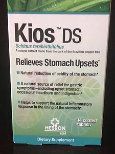 Childrens Stomach Medicine~Kios DS Relieves Stomach Upsets 14 ct NIB EXP 2-15