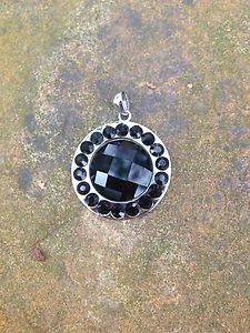 Necklace Pendant black Beautiful For Jewelry Making!! ready to put on chain