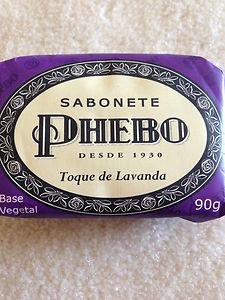 Brazilian Soap~PHEBO SOAPPHEBO BAR SOAP~toque de Lavanda~new!!