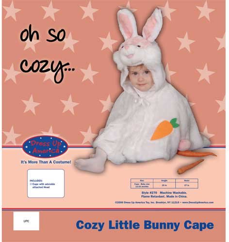 COZY LITTLE BUNNY COSTUME BY DRESS UP AMERICA - INFANT