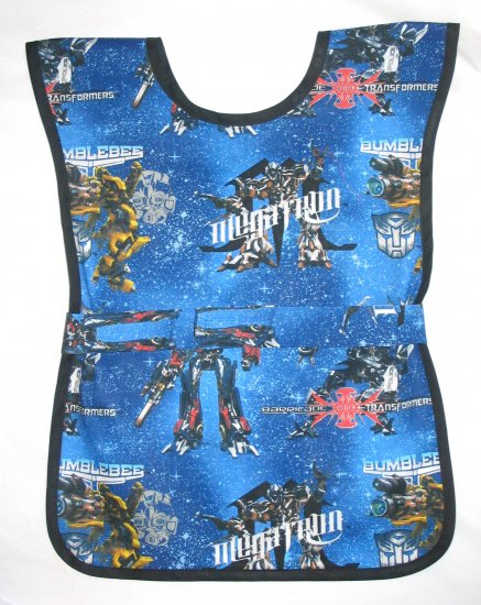 Transformers Paint Smock Apron School Art Preschool Boys Kids Child Boy