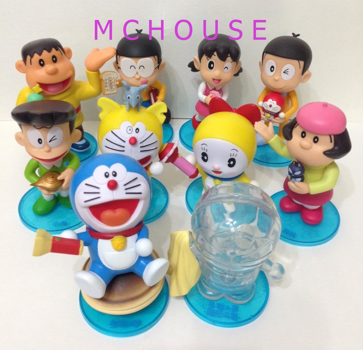 7-11 HK 2014 Doraemon and Friends Make a wish Figurines 1 set (10pcs)