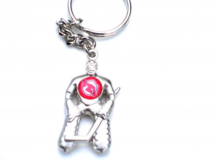 New Jersey Devils Goalie Keychain