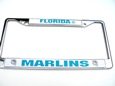 Florida Marlins Chrome License Plate Frame