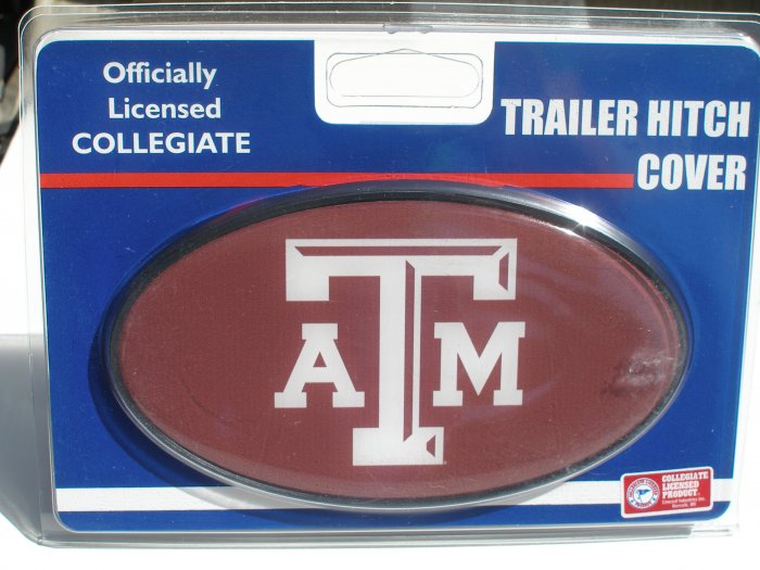 Texas A&M University Plastic Trailer Hitch Cover