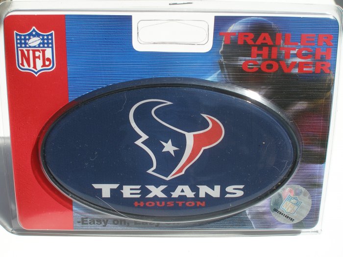 Houston Texans Plastic Trailer Hitch Cover