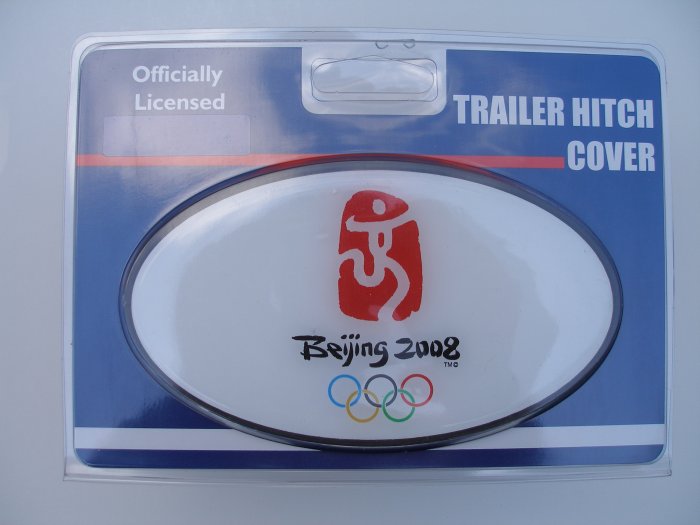 Beijing Olympics Plastic Trailer Hitch Cover