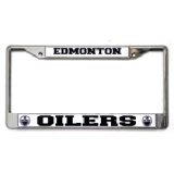 Edmonton Oilers Chrome License Plate Frame
