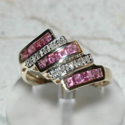 Tourmaline & Diamond Ring
