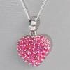 8.70 Carat Ruby Heart Pendant