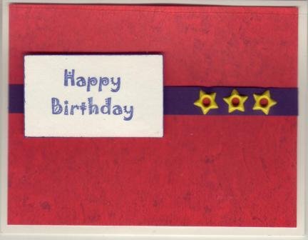 Patriotic Birthday Card