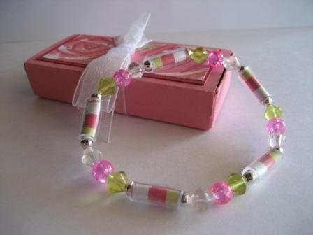 Scent of Springtime Paper Bracelet