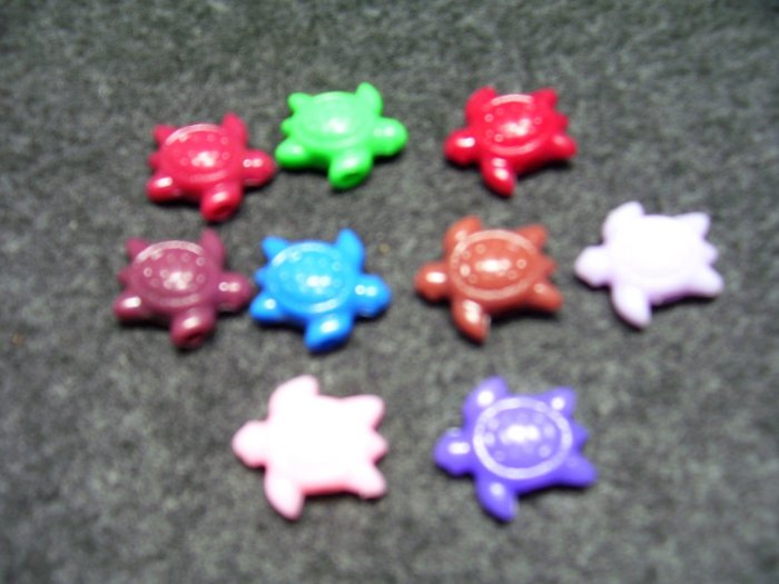 25mm Turtle Beads Pony Style Large Hole
