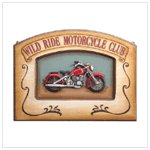 "Wild Ride Motorcycle Club" Plaque