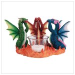 No Evil Dragons Candleholder