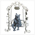 Loving Frogs on swing