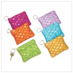 Sparkling Coin Purse Keychains