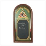 Billiard Parlor Menu Board