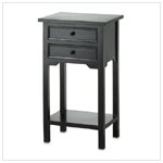 Black Telephone Table