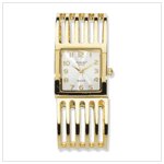 Gold-Plated Bracelet Watch