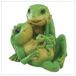 Frog Family Figurine