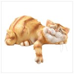Sleeping Cat Shelf-Sitter
