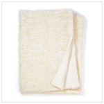 White full Size Faux Fur Blanket