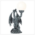 Dragon With Globe Table Lamp