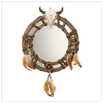 Southwestern styled mirror