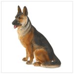 German Shepherd figurine