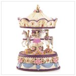 Floral musical merry-go-round