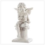 Charming cherub garden sculpture