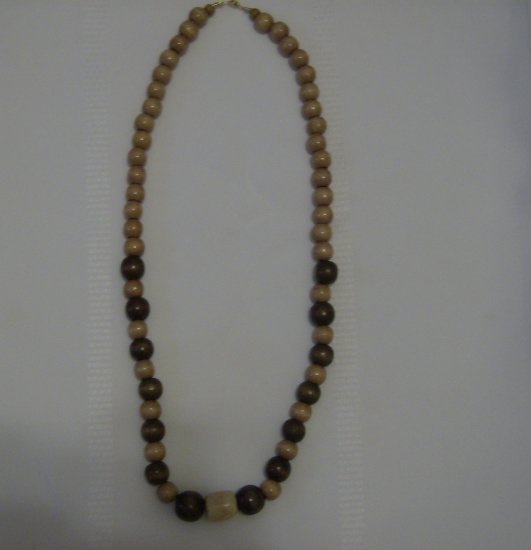 Beautiful Wooden Beaded Necklace