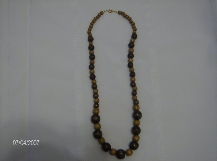 "Brown sugar" Lovely Wooden Necklace