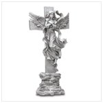 Angelic Cross with Angel Statue