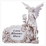 "Love Blooms Here" Garden Stone