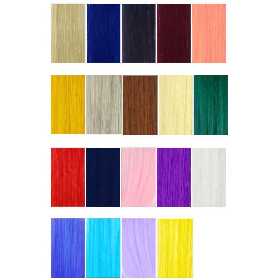 Fashion Candy Color Hair Extension,OP37374,brown,one size