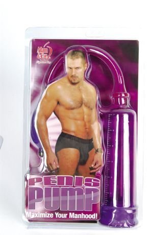 Purple penis pump