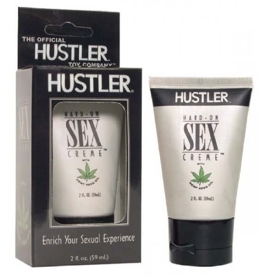Hard-On Sex Crème with Hemp Seed Oil, 2 oz.